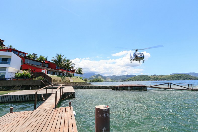 Bela mansão de 9 suites frente mar em Angra dos Reis - Ang00