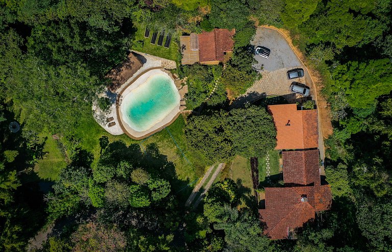 Bella casa con piscina a Serra do Rio - Ita006