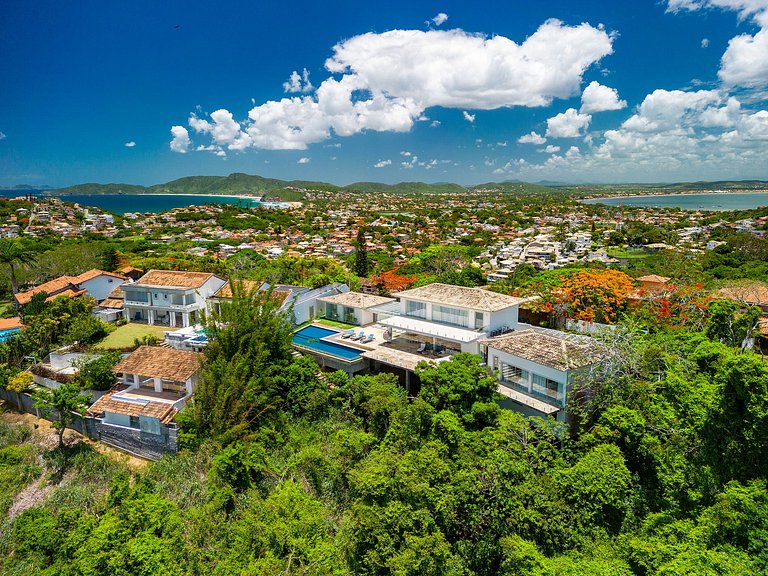 Bella casa con vista su Altos de Búzios - Buz017