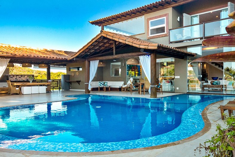 Bella e spaziosa villa con 6 camere da letto e piscina - Buz