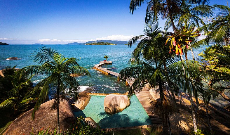 Belle Propriété sur l'Île d'Araújo, Paraty - Pty003