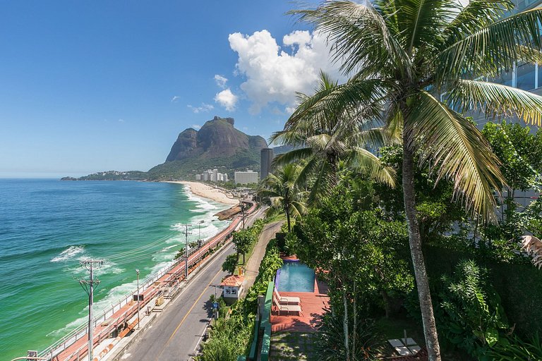 Casa com vista para o mar em São Conrado - Sco003