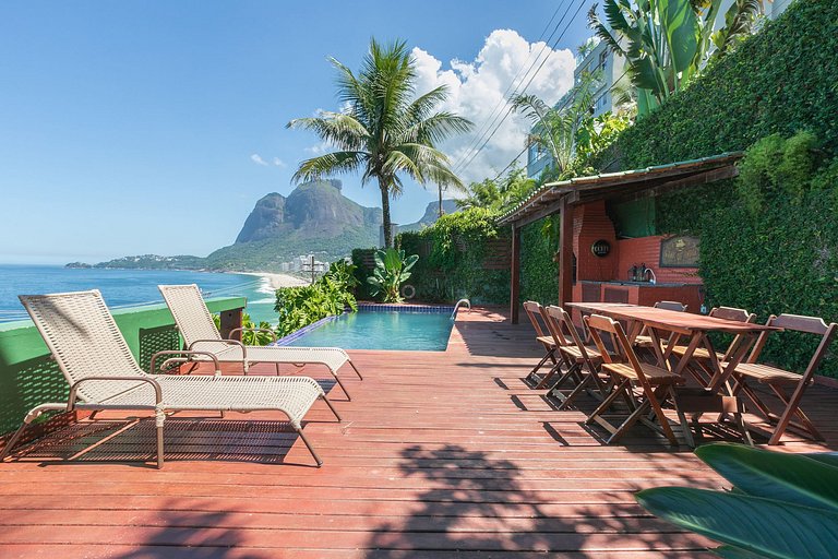 Casa com vista para o mar em São Conrado - Sco003