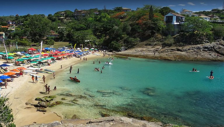 Casa con vista al mar en Geribá, Búzios - Buz010