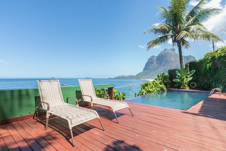 Casa con vista sul mare a São Conrado - Sco003