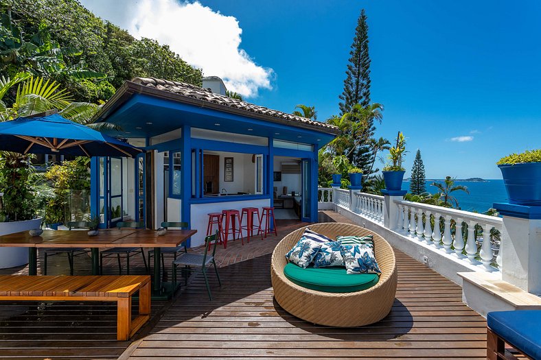 Casa icônica com vista mar em São Conrado - Sco002