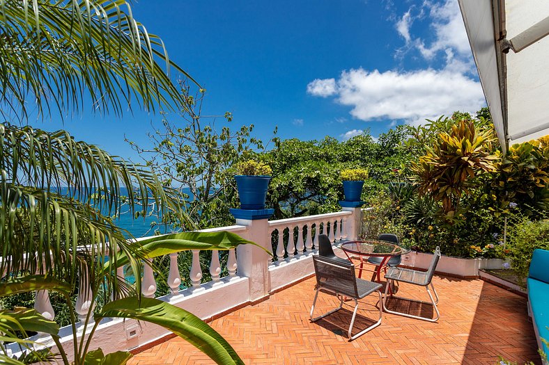 Casa icônica com vista mar em São Conrado - Sco002