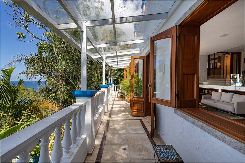 Casa icônica com vista mar em São Conrado - Sco002