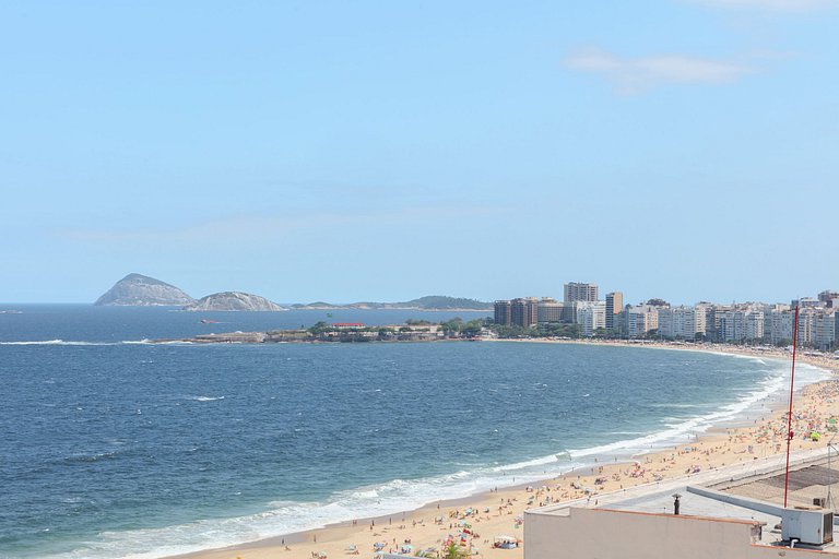 Cobertura frente mar em Copacabana - Cop005