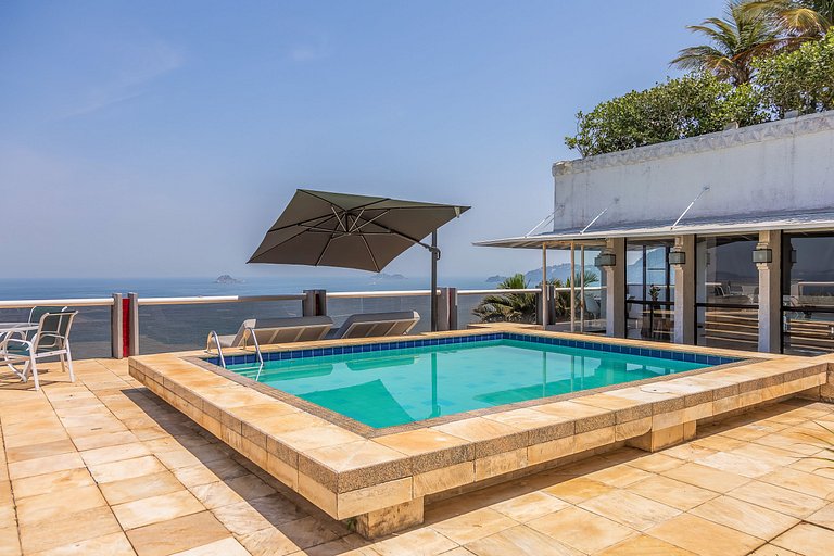 Fabulous villa with views in São Conrado - Sco007