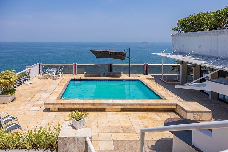 Fabulous villa with views in São Conrado - Sco007