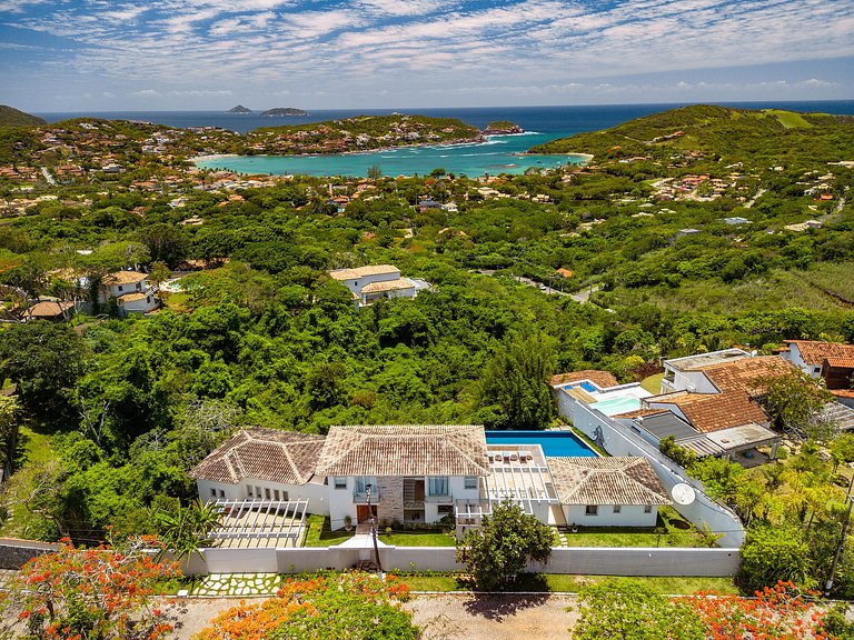 Hermosa casa con vista a Altos de Búzios - Buz017