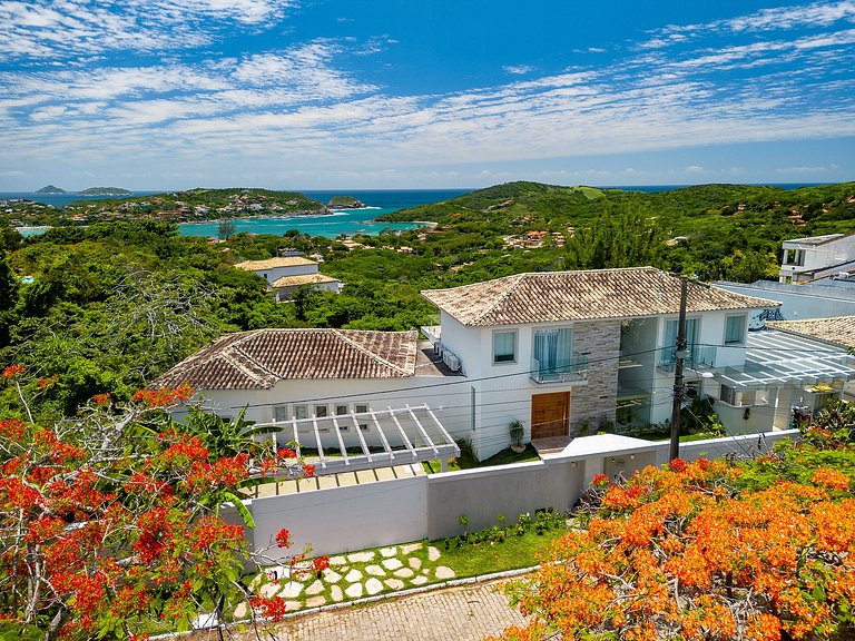 Hermosa casa con vista a Altos de Búzios - Buz017