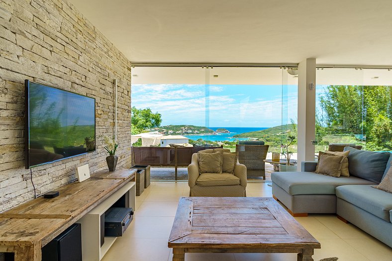 Hermosa casa con vista a Altos de Búzios - Buz017