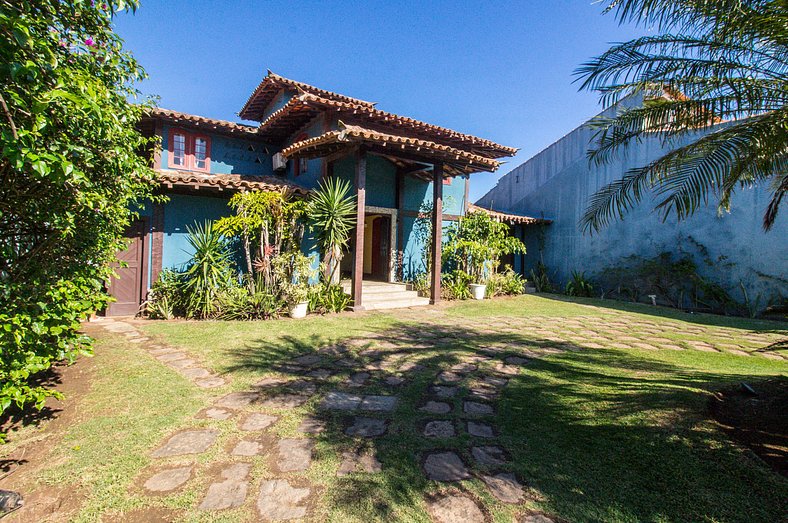 Hermosa casa junto al mar en Geribá, Búzios - Buz028