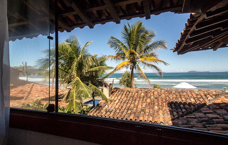 Hermosa casa junto al mar en Geribá, Búzios - Buz028