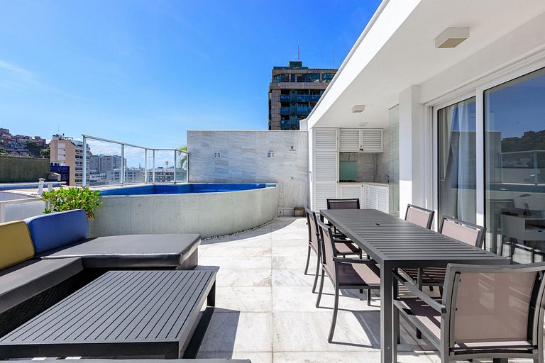 Hermosa Penthouse de 3 suites en Ipanema - Ipa018