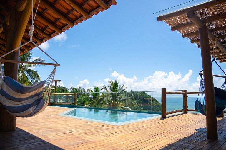 House with panoramic view in Itacaré - Itc016