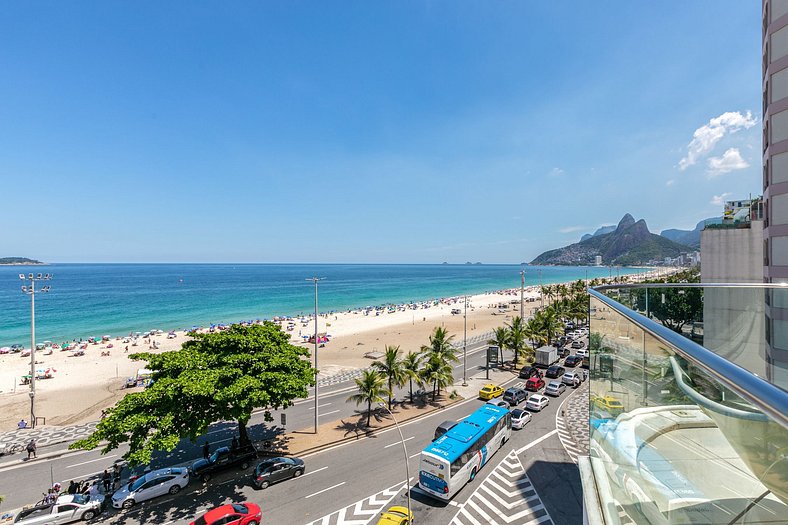 Lindo apartamento frente mar em Ipanema - Ipa003