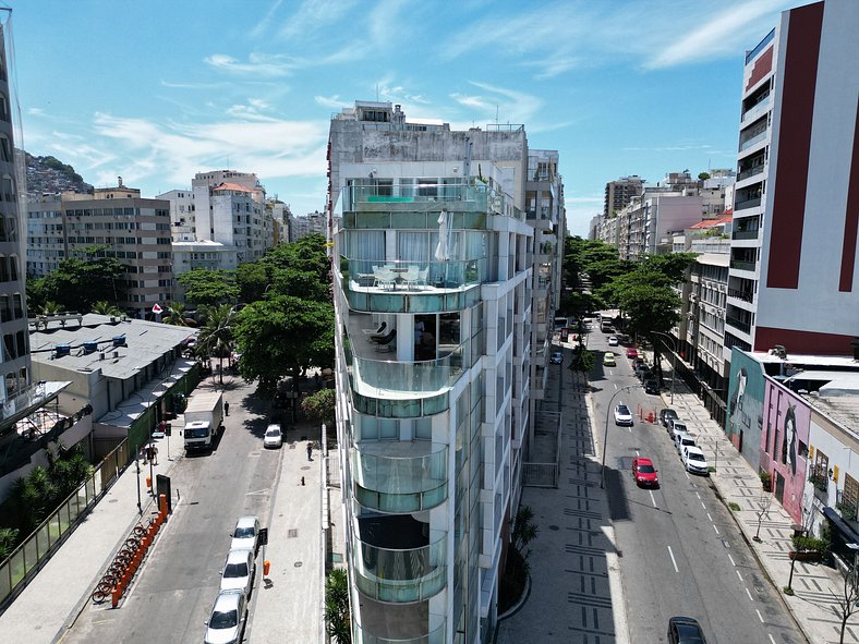 Lindo apartamento frente mar em Ipanema - Ipa003