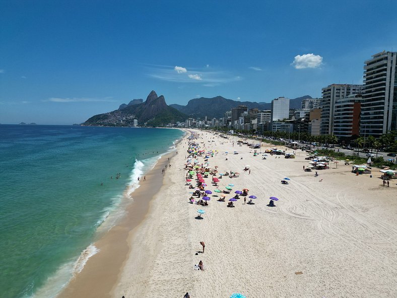 Lindo apartamento frente mar em Ipanema - Ipa003