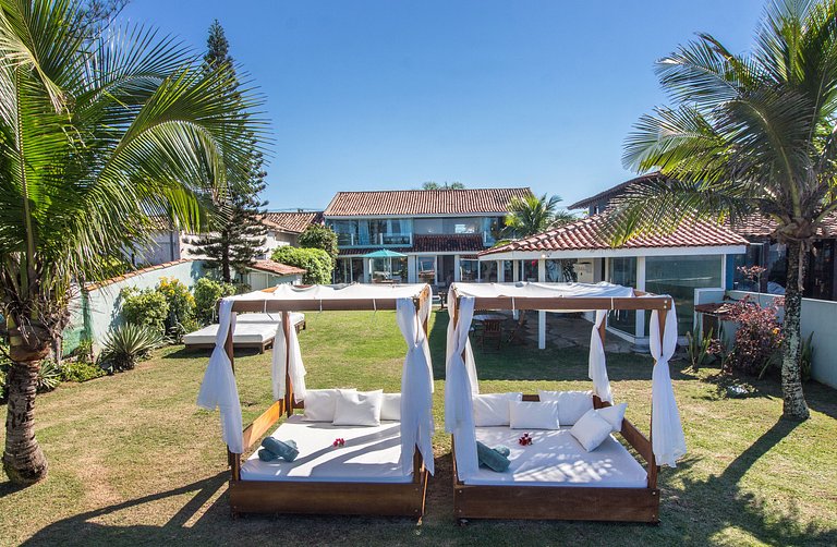 Maison en bord de mer sur la plage à Búzios - Buz029