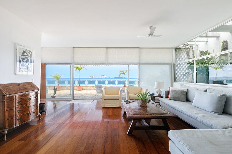 Nice oceanfront penthouse in Ipanema - Ipa014