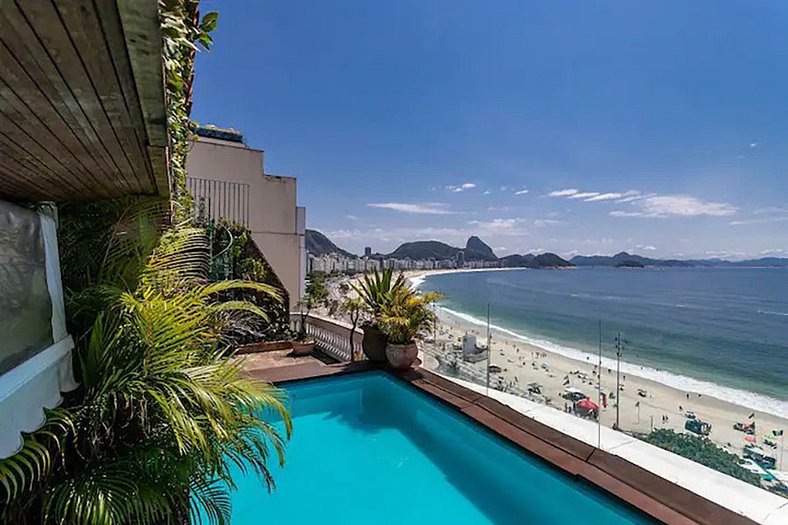 Ocean front penthouse in Copacabana - Cop012