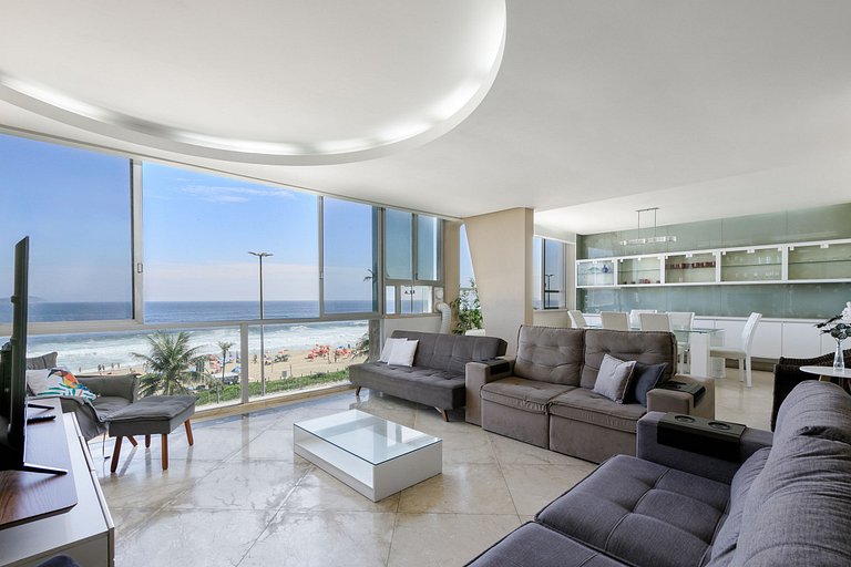 Oceanfront Apartment in Ipanema - Ipa035