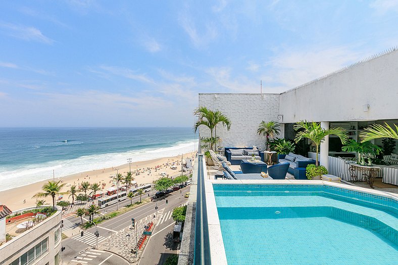 Penthouse a Ipanema con vista sull'oceano - Ipa005