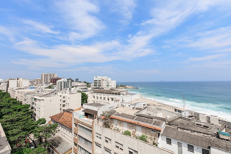 Penthouse a Ipanema con vista sull'oceano - Ipa005