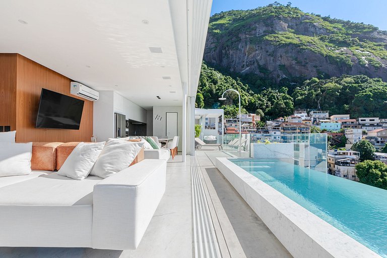 Penthouse avec vue sur la mer à Rio - Vid001