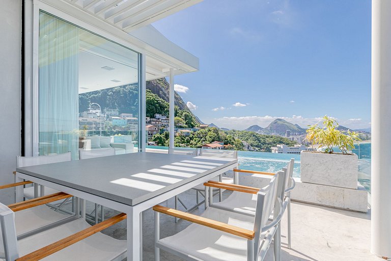 Penthouse avec vue sur la mer à Rio - Vid001