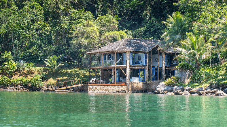 Pty002 - Villa e loft à beira-mar em Paraty