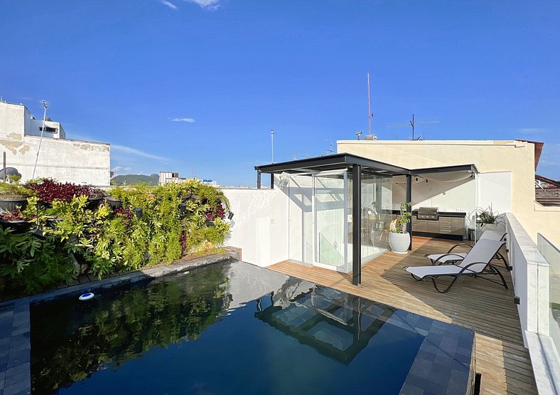 Triplex Penthouse avec piscine à Ipanema - Cop011