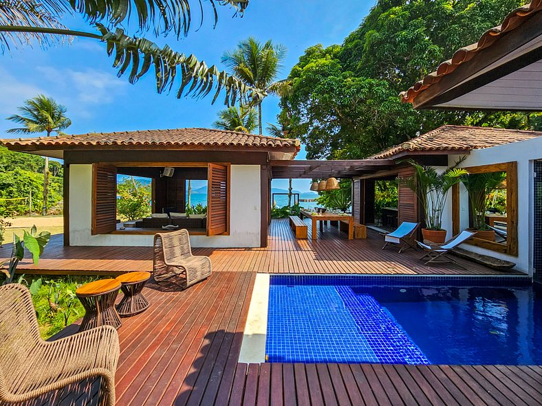 Villa de 9 suites avec plage privée à Angra dos Reis - Ang00